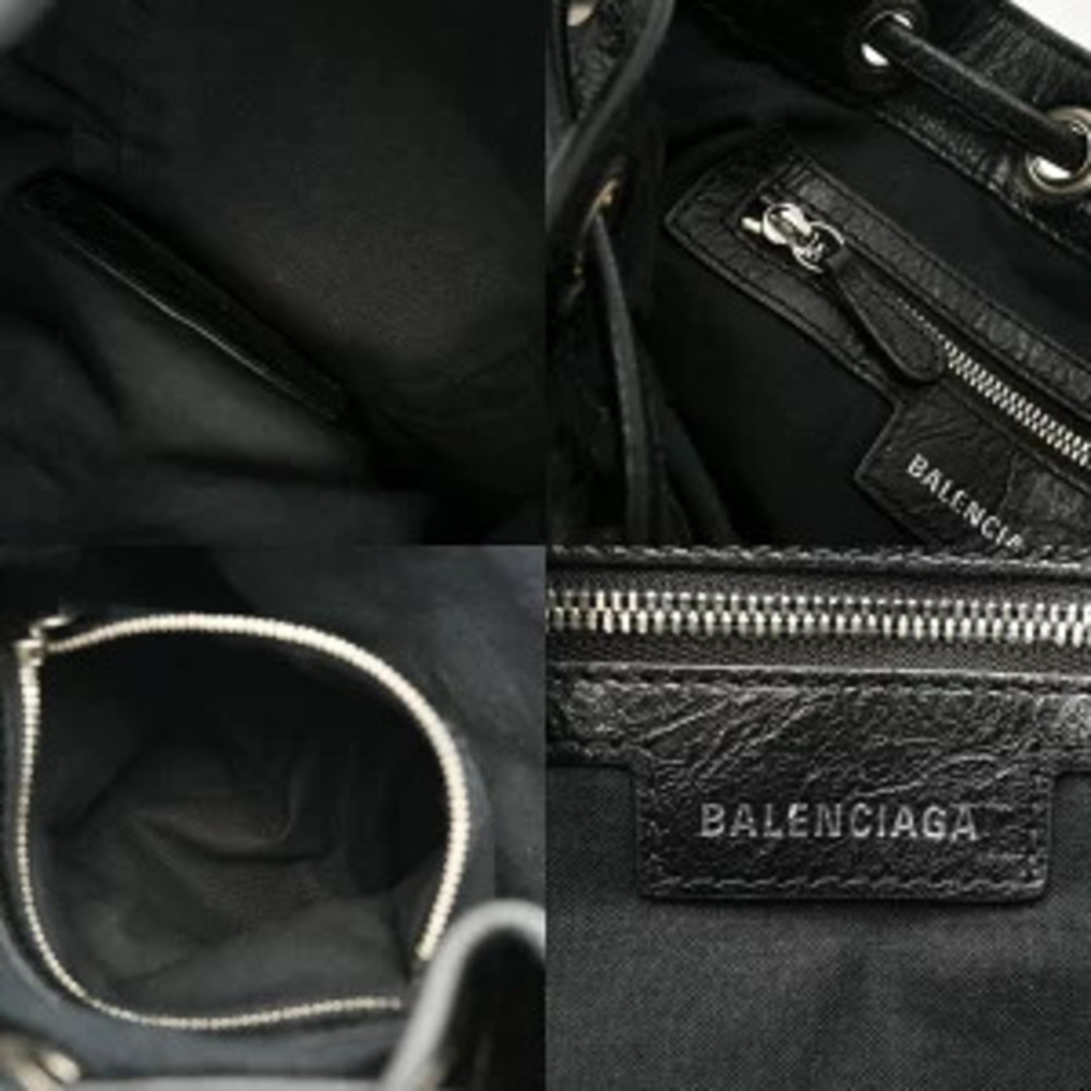 Balenciaga Le Cagoul Black Leather Handbag - Picture 8 of 9